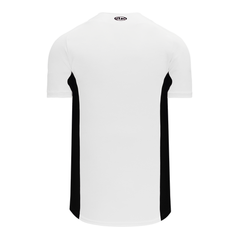 Athletic Knit Full Button Baseball Jersey with Contrast Mesh Inserts (BA1890)